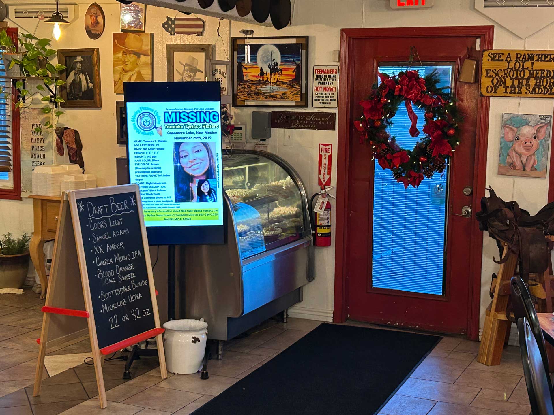 Restaurant display